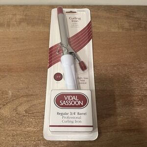 Y2K Vidal Sassoon 3/4" Pro Curling Iron VS-141C 2000 NEW Sealed‎ High/Low Heat